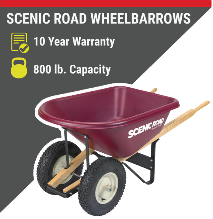 SCENIC ROAD WHEELBARROWS